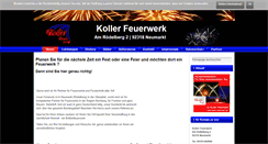 Desktop Screenshot of koller-feuerwerk.de